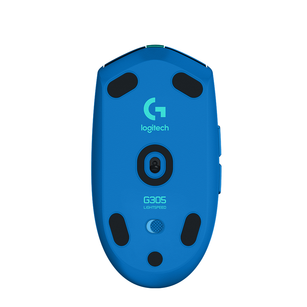 MOUSE LOGITECH GAMER G305 LIGHTSPEED SEM FIO OPT USB AZUL