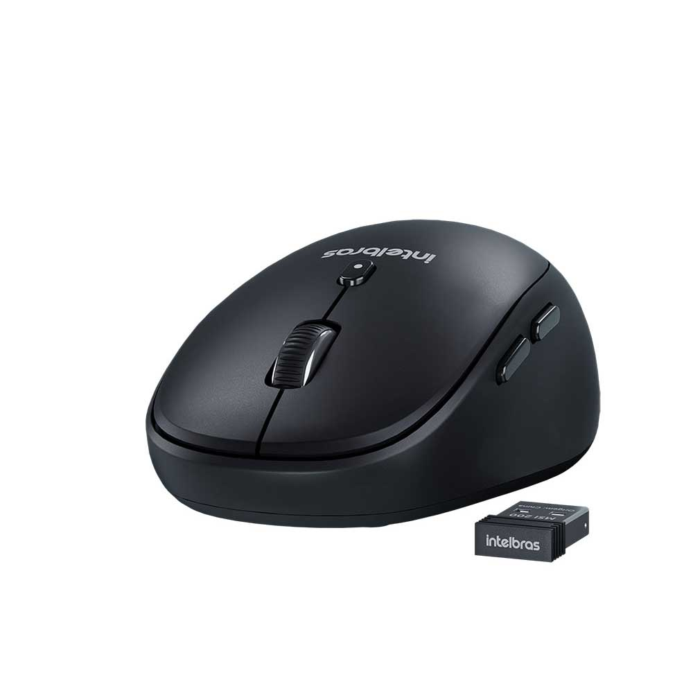 MOUSE INTELBRAS MSI200 SEM FIO PRETO - 4291230