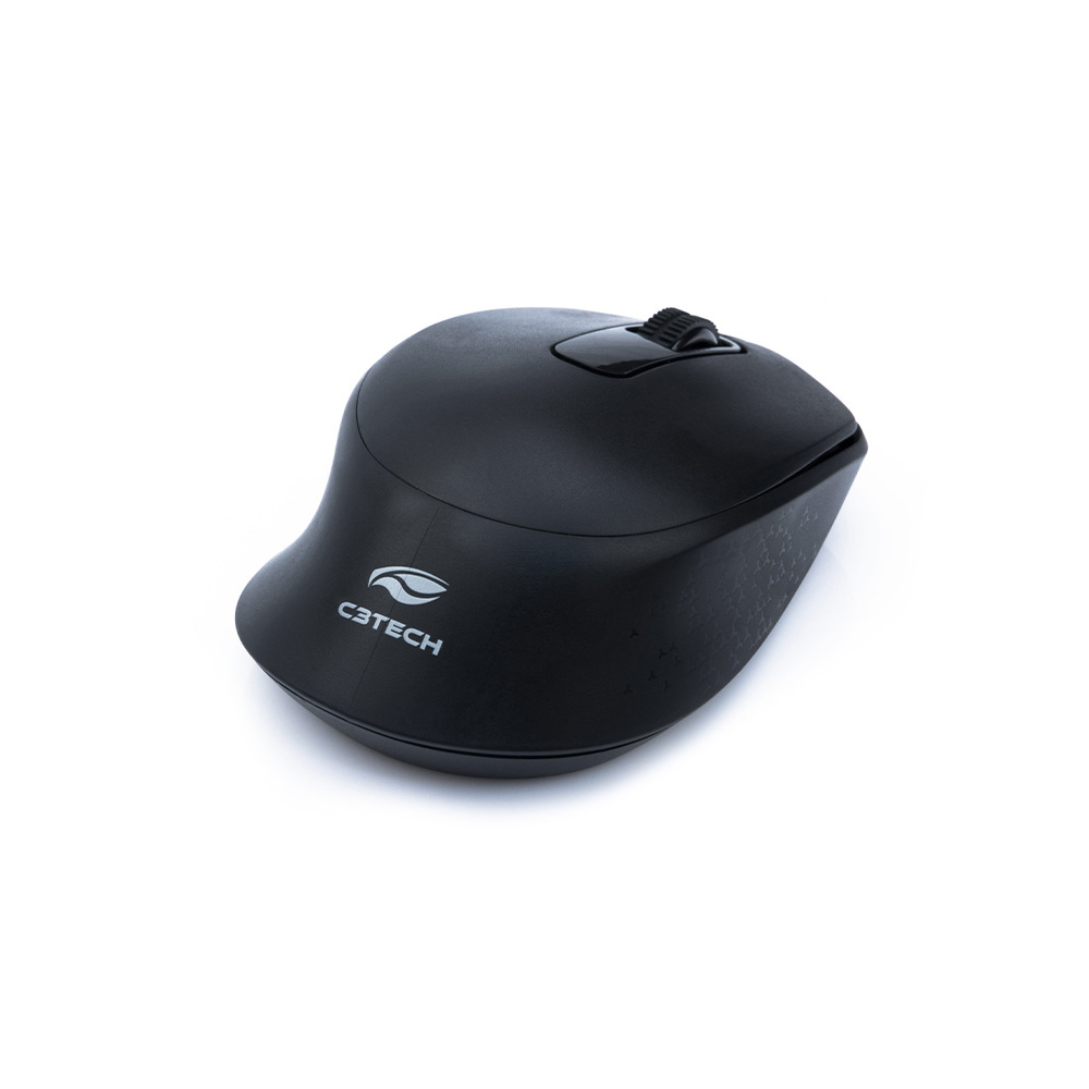 MOUSE C3TECH SEM FIO RC NANO E BLUETOOTH PRETO - M-BT200BK