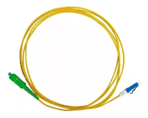 CORDÃO ÓPTICO LC-UPC SC-APC SINGLE MODE 3.0MM 2M PATCH CORD