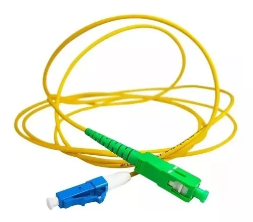 CORDÃO ÓPTICO LC-UPC SC-APC SINGLE MODE 3.0MM 2M PATCH CORD