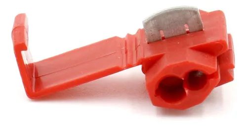 100UN CONECTOR DERIVAÇÃO EMENDA FIOS VERMELHO 0,5 - 1,5MM
