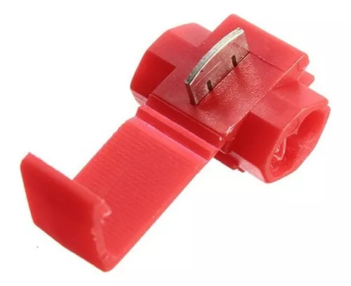 100UN CONECTOR DERIVAÇÃO EMENDA FIOS VERMELHO 0,5 - 1,5MM