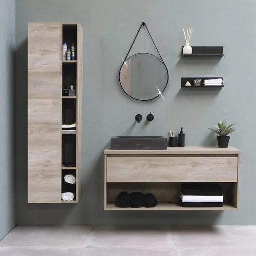 ESPELHO ADNET DECORATIVO REDONDO 60CM C/SUPORTE